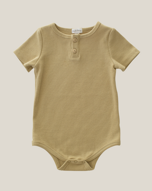 GOLDEN SAND Short-Sleeve Onesie