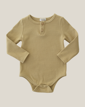 GOLDEN SAND Long-Sleeve Onesie