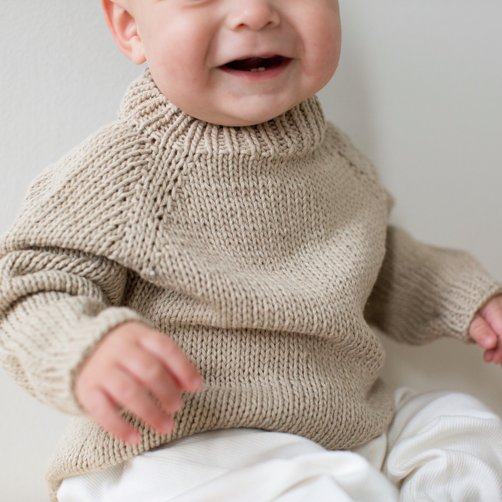 hand knit pullover