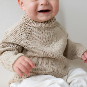 hand knit pullover